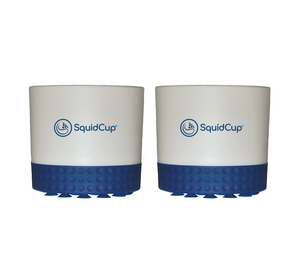 2 PACK | Non-Tipping Portable Cup Holder - Gray/Navy