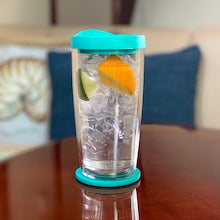 Load image into Gallery viewer, 16 oz. SquidCup Non-Tip Tumbler with Lid & Base - BLUE