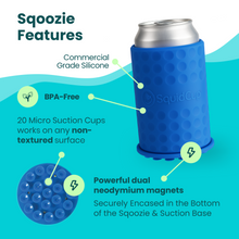 Load image into Gallery viewer, SquidCup Sqoozie Non-Tipping Insulated Can Holder - 12 oz. Standard