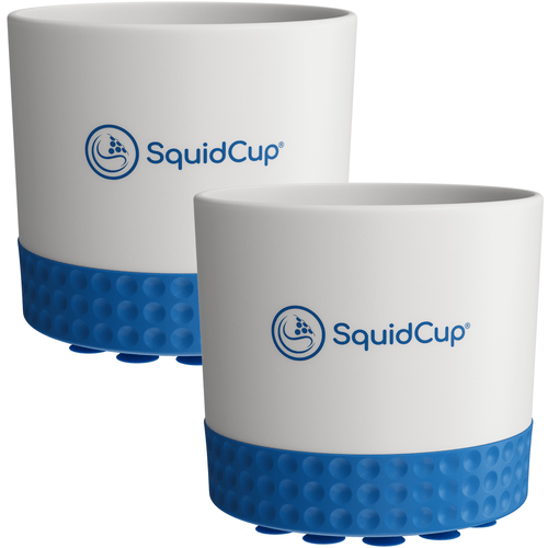 2 PACK | Non-Tipping Portable Cup Holder - Gray/Navy