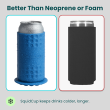 Load image into Gallery viewer, SquidCup Slim Sqoozie Non-Tipping Insulated Can Holder - 12 oz. Slim