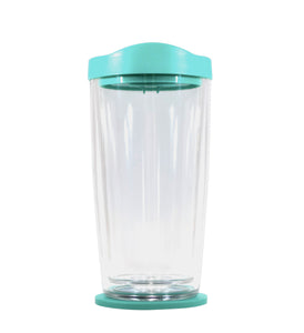 Non-Tip Magnetic Tumbler with Lid & Base - Teal