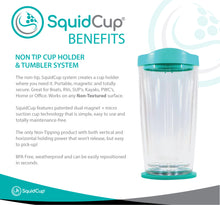 Load image into Gallery viewer, 16 oz. SquidCup Non-Tip Tumbler with Lid &amp; Base - TEAL